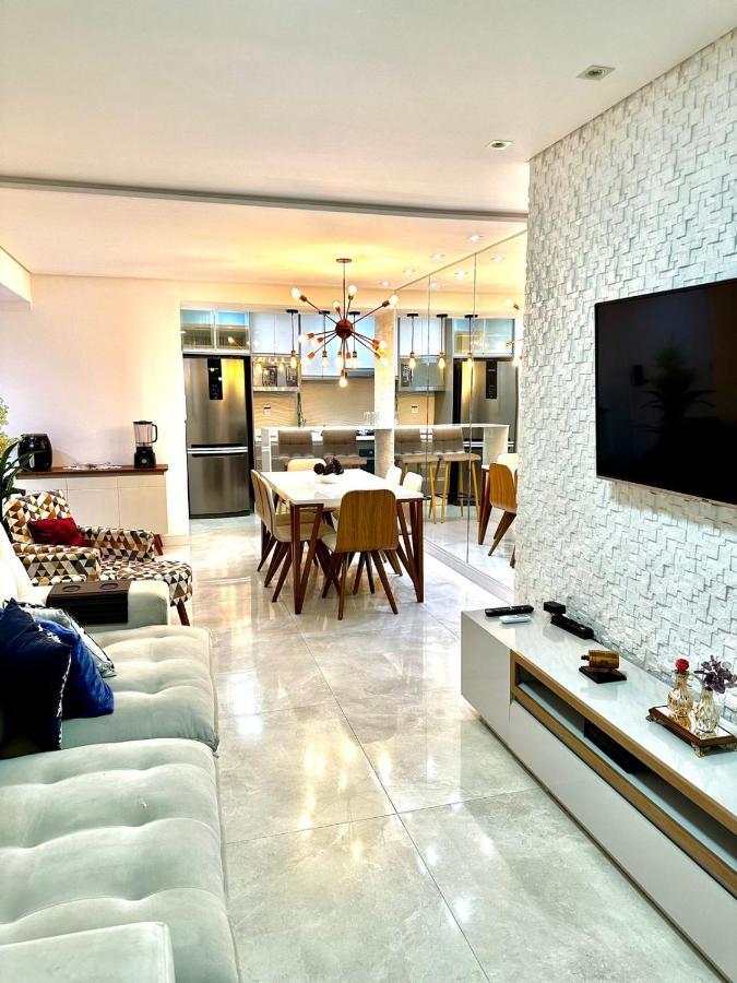 Apartamento Top De Linha Praia Da Enseada גוארויה מראה חיצוני תמונה